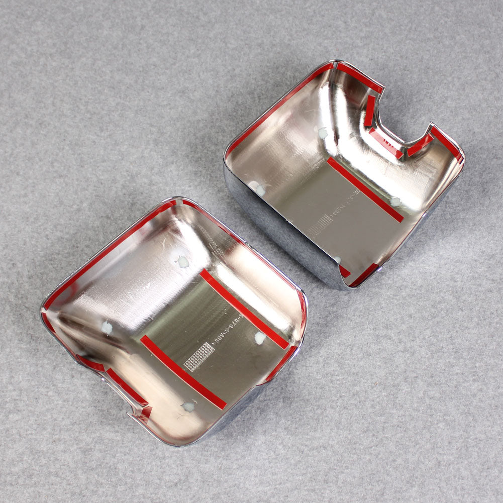 Fit For Jeep Wrangler 2018 2019 2020 2021 2022 Chrome Rear View Mirror Side Molding Cover Trim