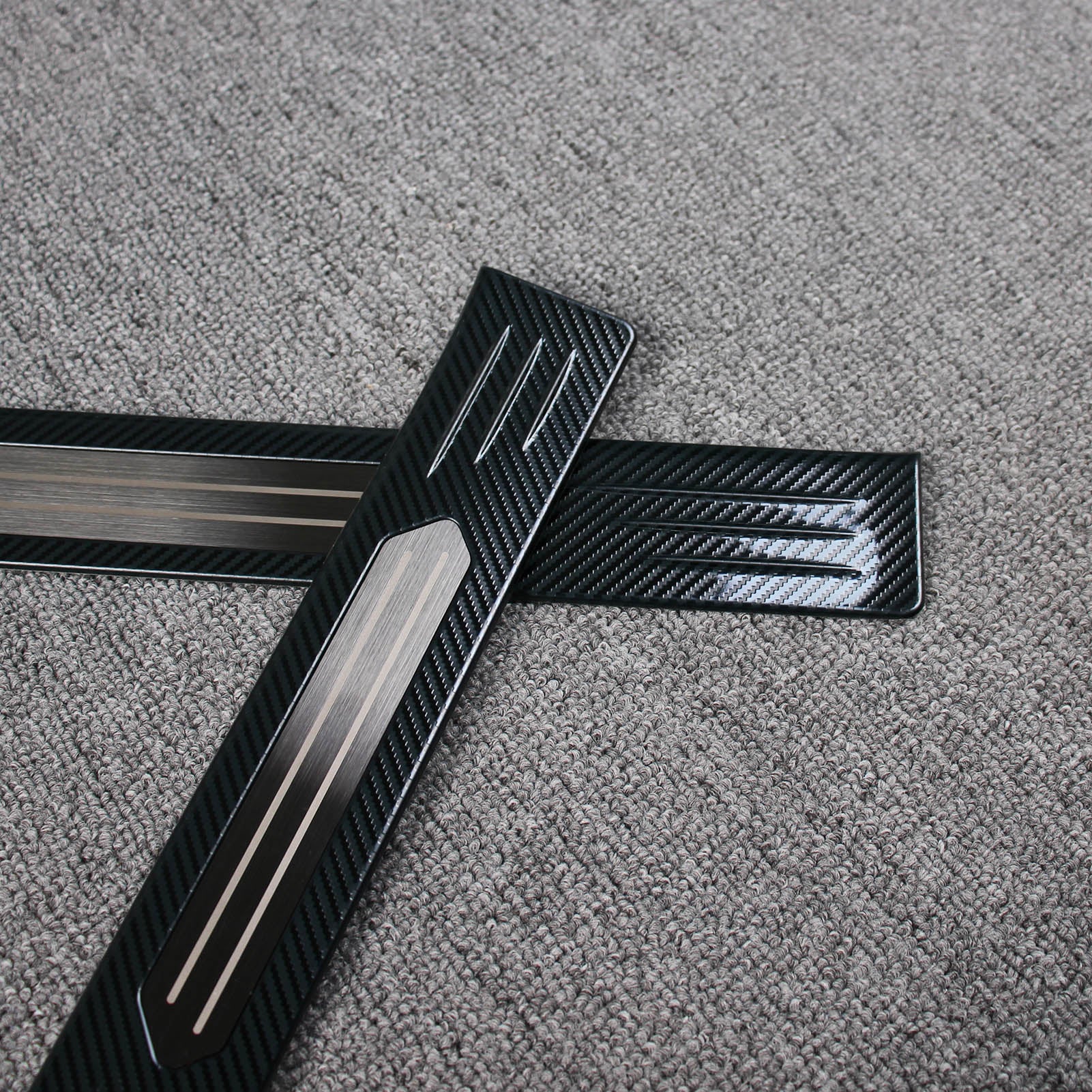 Fit for Nissan Rogue 2021 Door Sill Scuff Plate Guard Cover Trims Stainless Steel