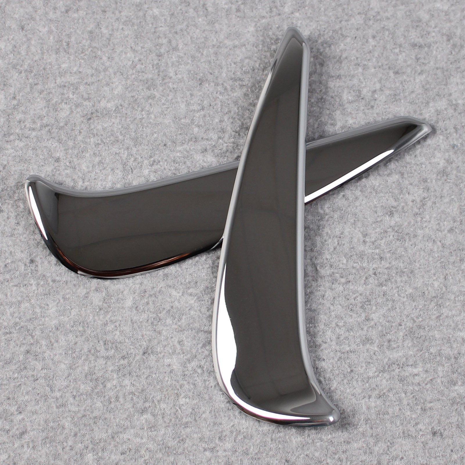 Fit For Mercedes-Benz 2022 2023 All New C-Class C300 C200 C220d AMG Front Corner Mesh Grill Molding Cover Trim Chrome