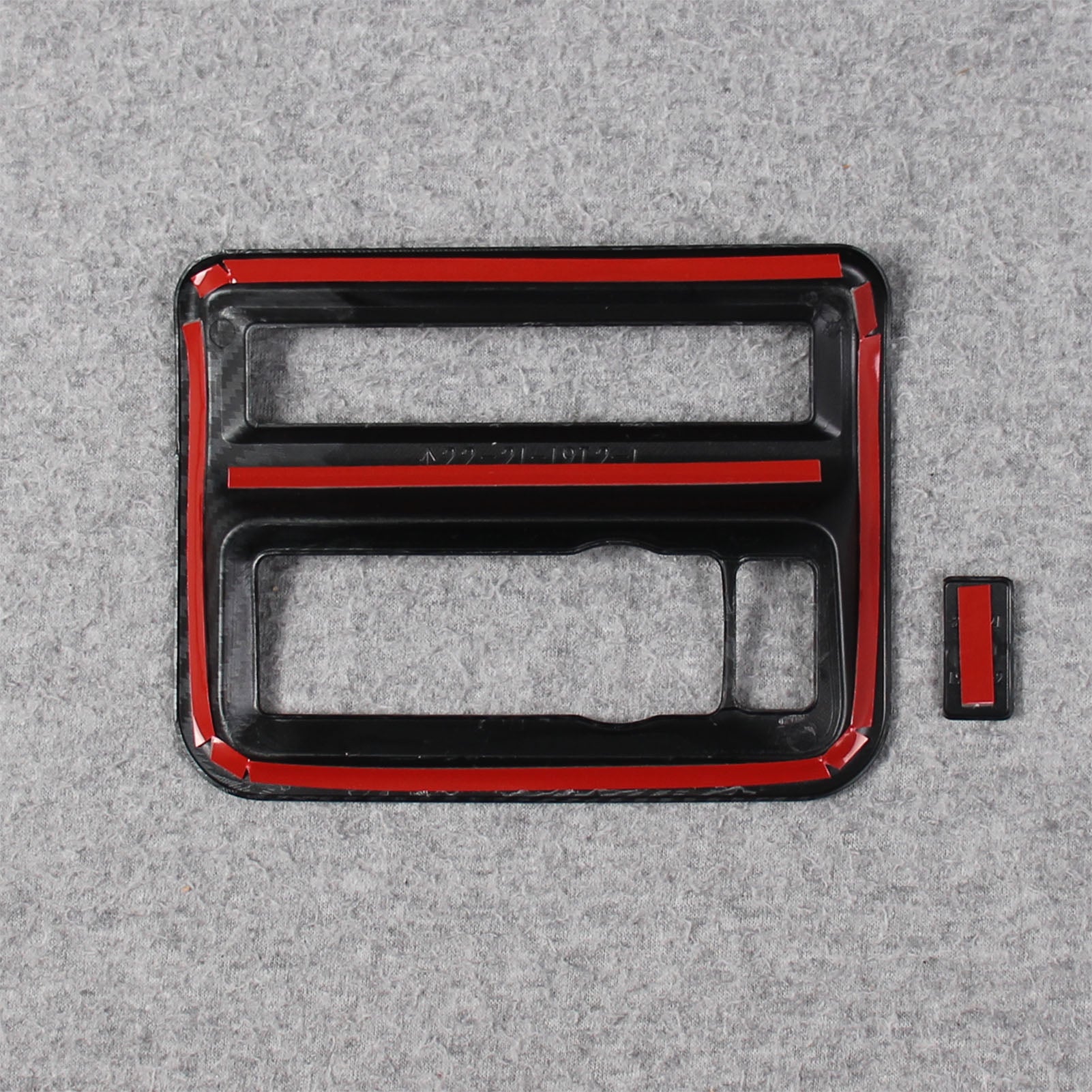 Fit for Ford F-150 2021 2022 2023 F150 Interior Headlight Lamp Switch Control Cover Trim Carbon Fiber Pattern