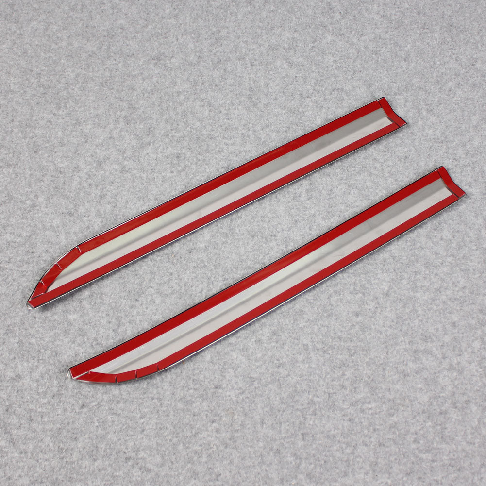 Fit for Subaru Forester 2019 2020 2021 Bumper Corner Edge Protection Cover Trim Stainless Steel