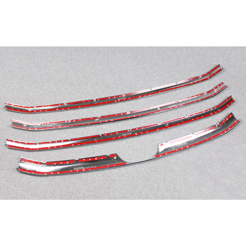 Fit For Toyota Highlander 2014 2015 2016 Front Grill Grille Cover Trim