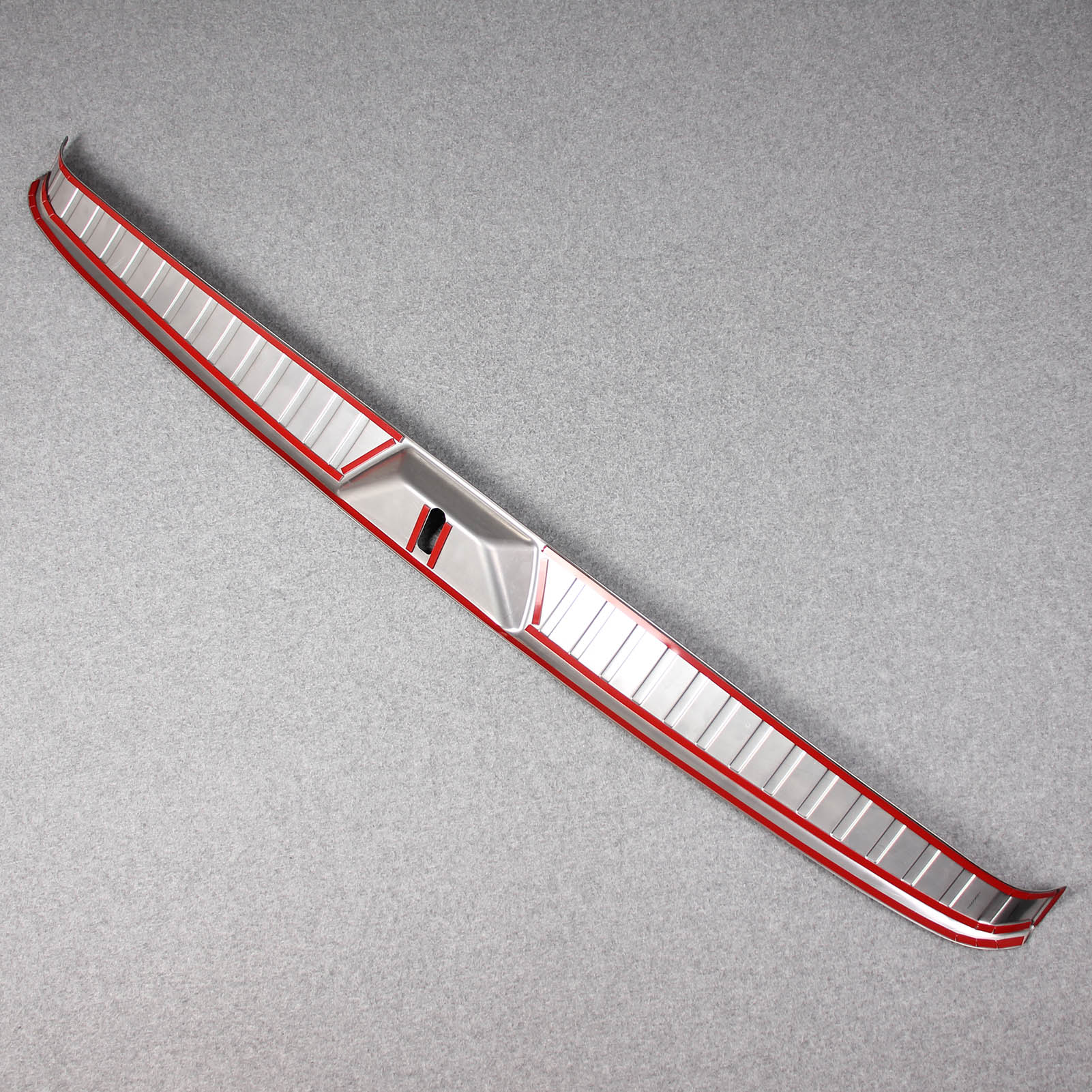 Fit for Toyota 2021 2022 Sienna Rear Inside Bumper Sill Plate Guard Cover Trim Stainless Steel (Black)