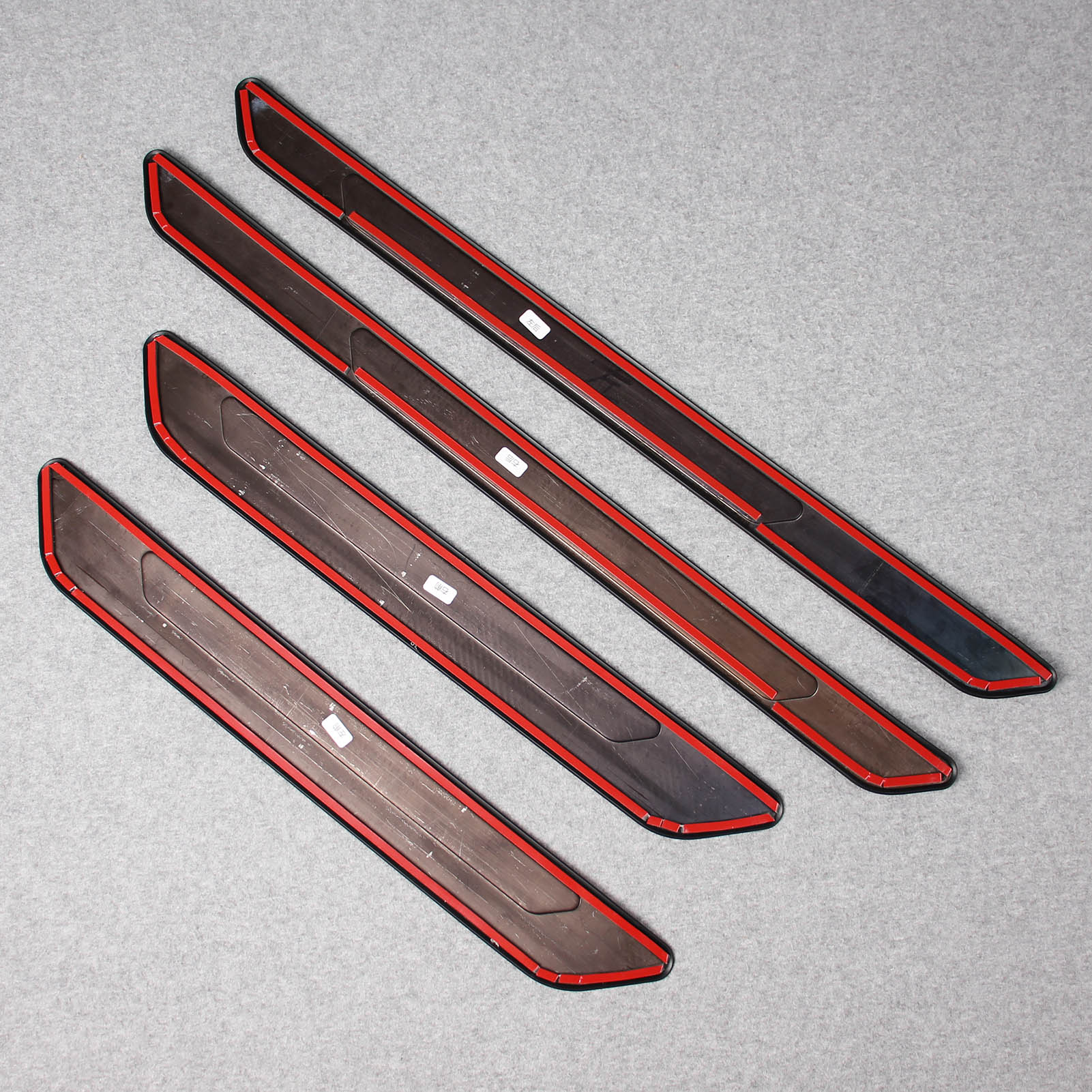 Fit for Toyota 2021 2022 Sienna Outside Door Sill Scuff Plate Guard Cover Trim Stainless Steel