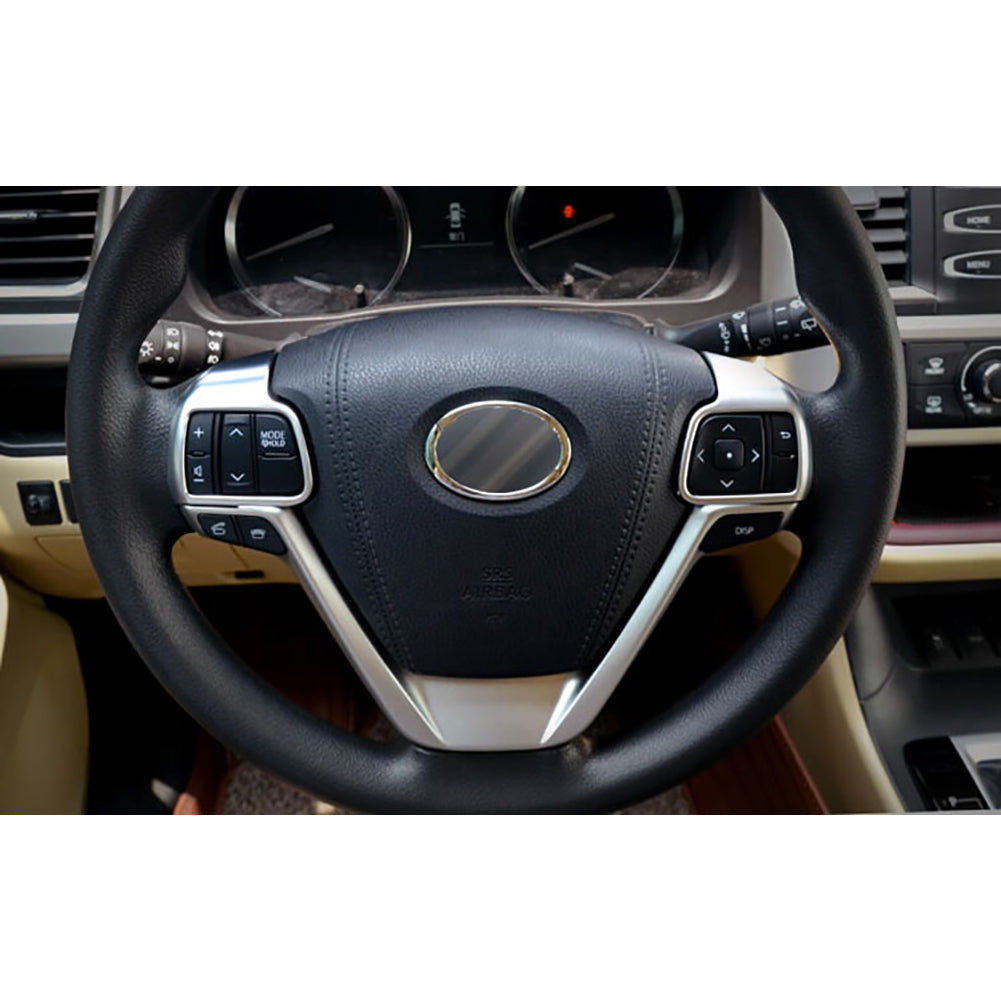 Fit for Toyota Highlander 2015 2016 2017 2018 2019 Wheel Steering Trim Panel Cover