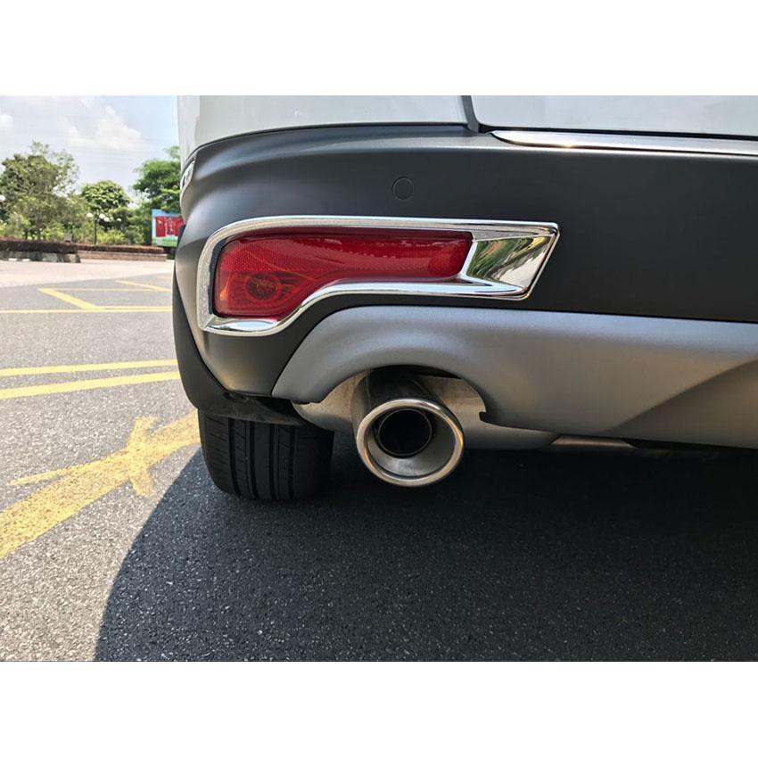 Fit for Honda 2017 2018 2019 CR-V CRV Chrome Rear Fog Light Lamp Cover Trim - beautost