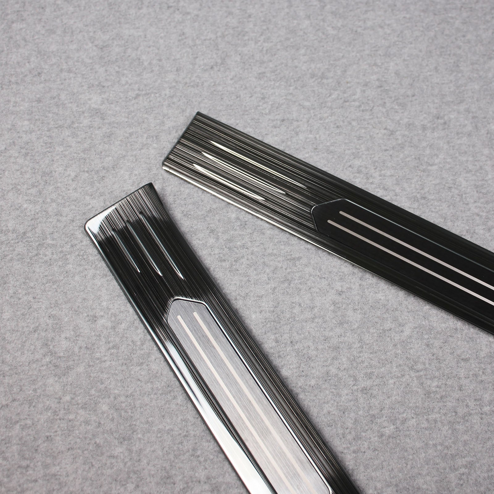 Fit for Nissan Rogue 2021 Door Sill Scuff Plate Guard Cover Trims Stainless Steel