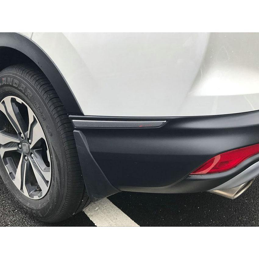 Fit for Honda 2017 2018 2019 2020 2021 2022 CR-V CRV Rear Bumper Back Corner Protection Cover Trim Stainless Steel - beautost