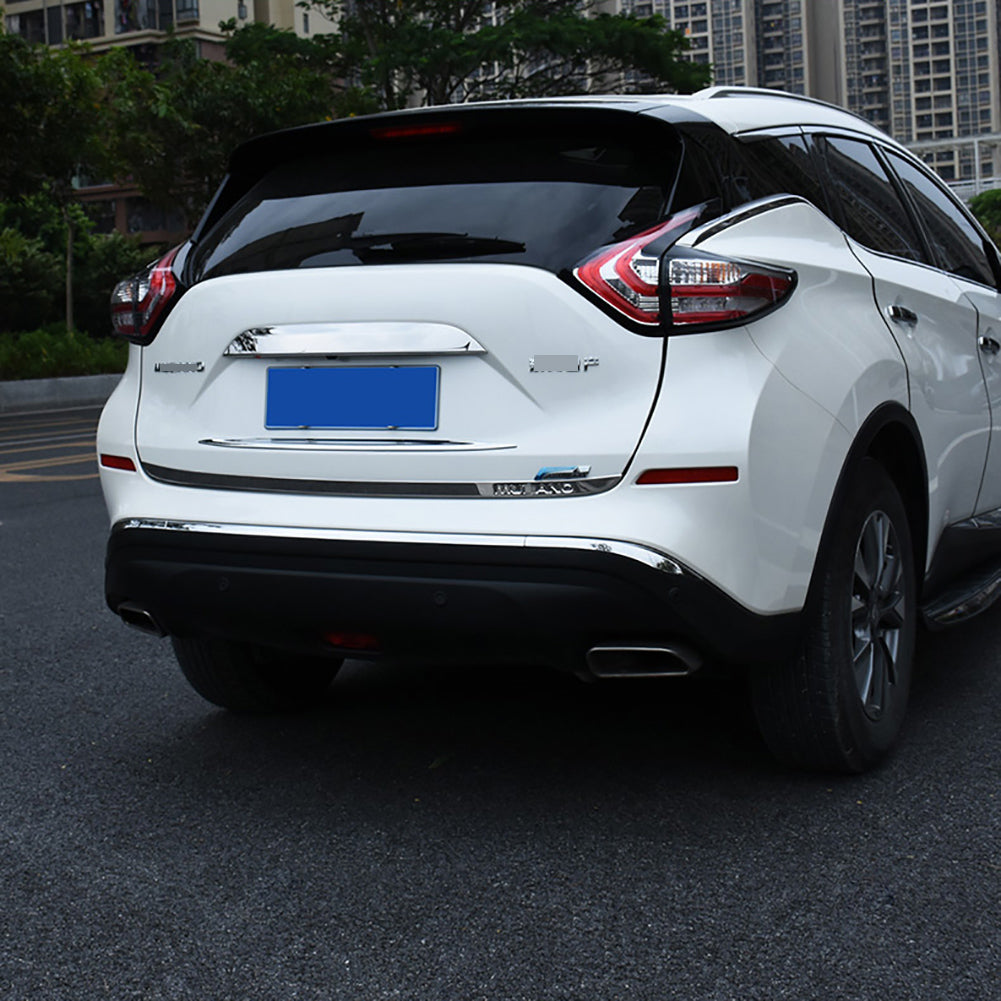Fit for Nissan Murano 2015 2016 2017 2018 2019 Chrome Rear Trunk Lid Cover Molding Trim ABS