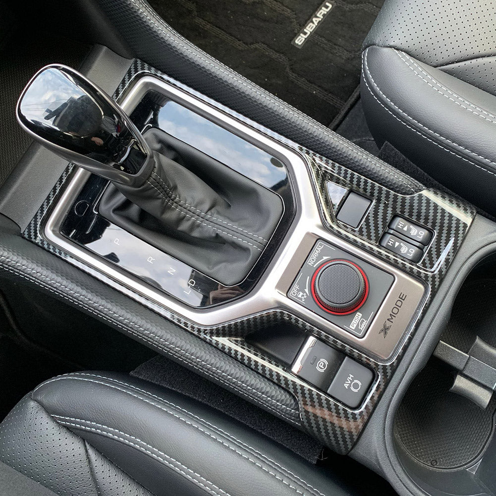 Fit For Subaru 2019 2020 2021 2022 Forester Gear Shift Knob Console Panel Cover Trim