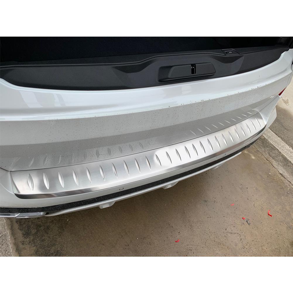 Fit for BMW 2019 2020 2021 New X5 G05 Rear Bumper Sill Plate Guard Cover Trim Stainless Steel