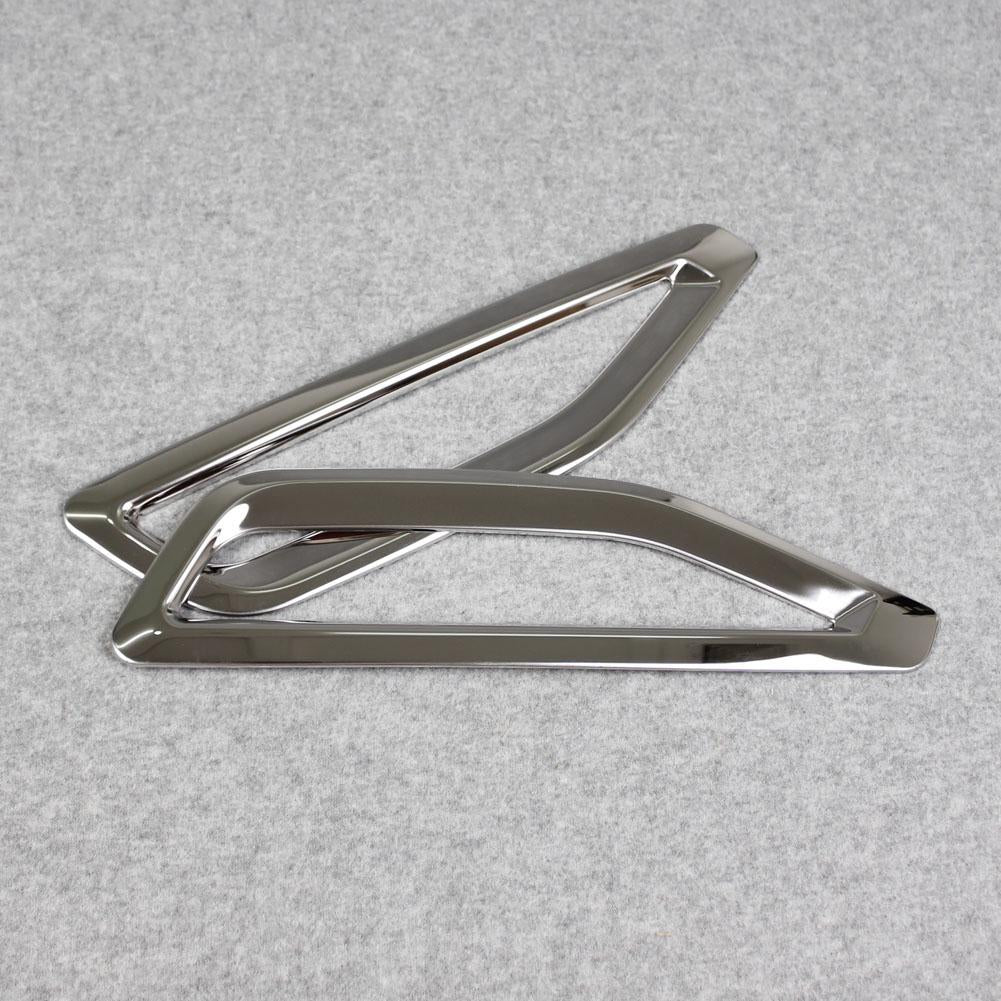 Fit for BMW 2019 2020 2021 New X5 G05 Front Side Fender Vents Air Outlet Cover Trims Stainless Steel