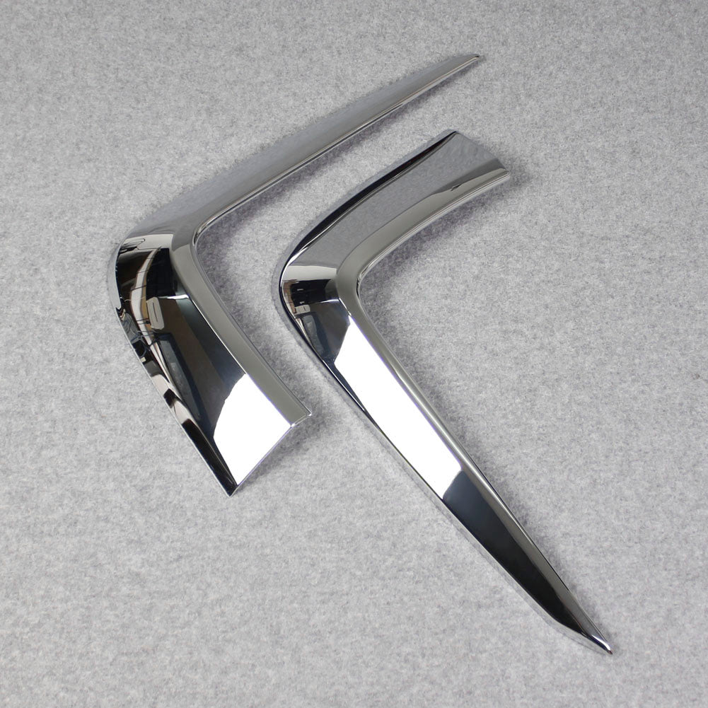 Fit for Honda Pilot 2019 2020 2021 Chrome Front Fog Light Lamp Cover Bezel Trims