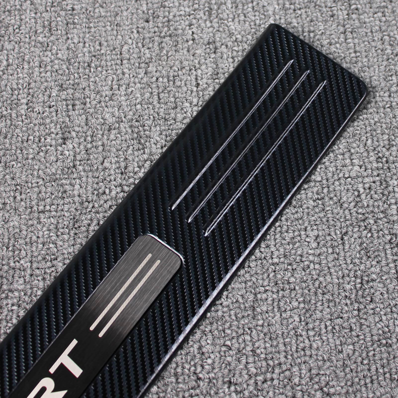 Fit for Toyota New Highlander 2020 2021 2022 Outside Door Sill Scuff Plate Guard Cover Trim Sport Style Stainless Steel