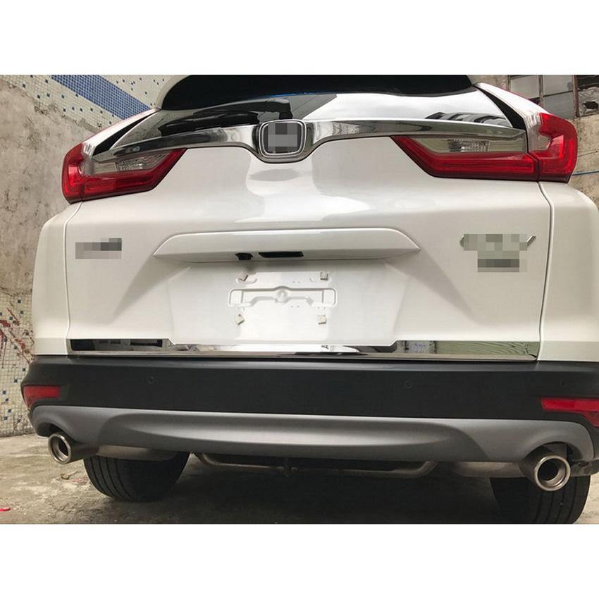 Fit for Honda 2017 2018 2019 2020 2021 2022 CR-V CRV Chrome Rear Tail gate Door Trunk Lid Molding Cover Trim - beautost
