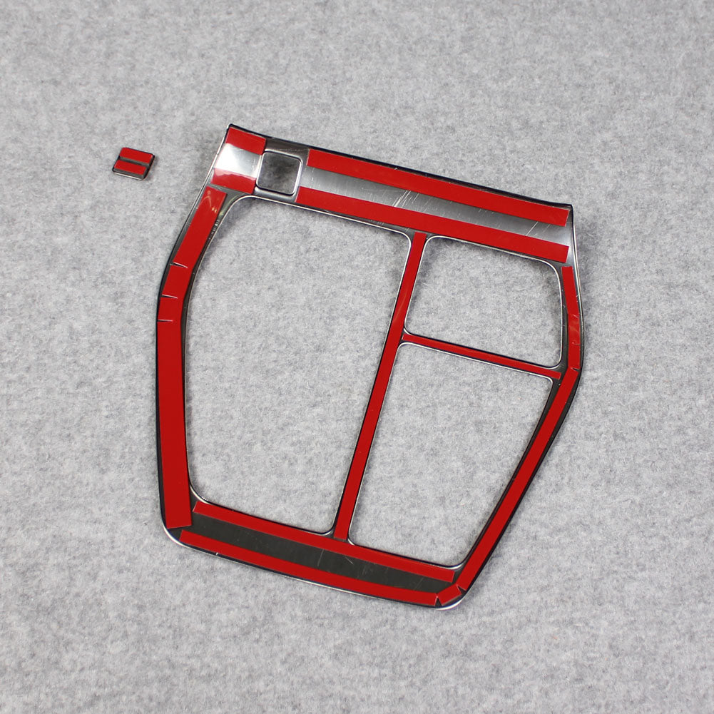 Fit for Toyota New RAV4 2019 2020 2021 2022 Gear Shift Knob Console Panel Cover Trim Stainless Steel