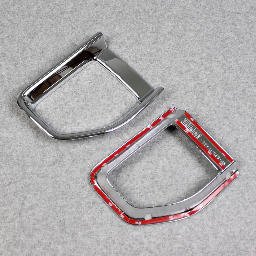 Fit For Jeep 2018 2019 2020 2021 2022 Wrangler Chrome Rear Fog Light Lamp Cover Trims