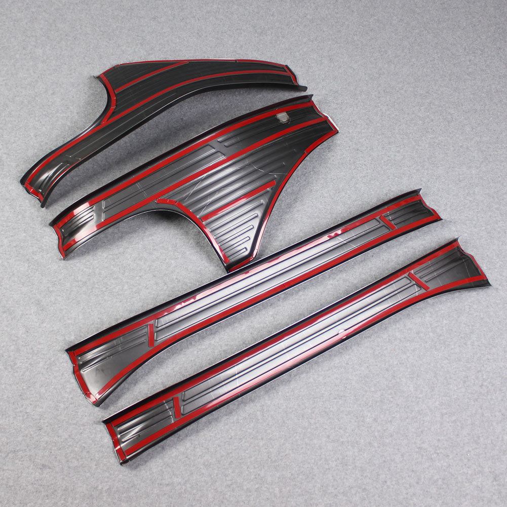 Fit for Subaru Forester 2019 2020 2021 2022 Door Sill Scuff Plate Guard Cover Trims Stainless Inside Door