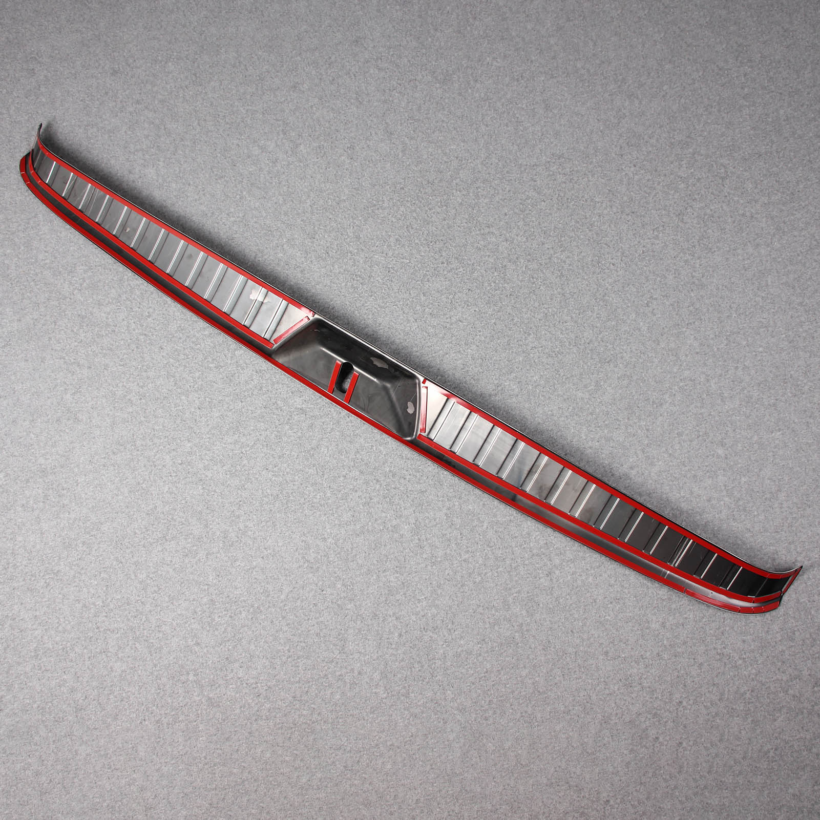 Fit for Toyota 2021 2022 2023 Sienna Rear Inside Bumper Sill Plate Guard Cover Trim Stainless Steel (Black)