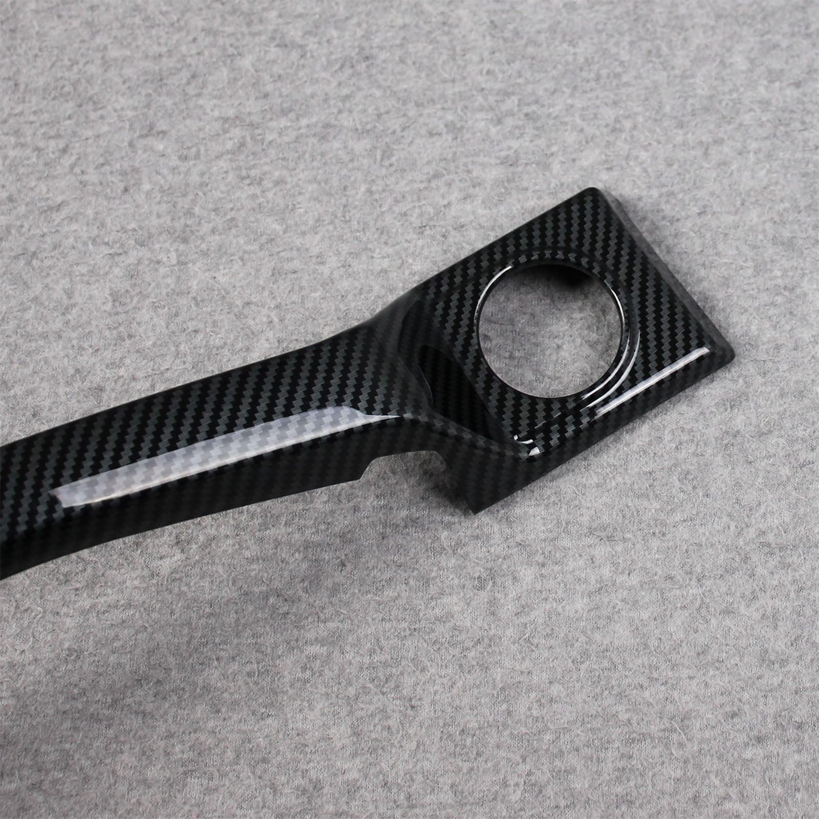 Fit for Ford F-150 2021 2022 2023 F150 Front Dashboard Panel Cover Trims Carbon Fiber Pattern (Front Dashboard Panel Cover)