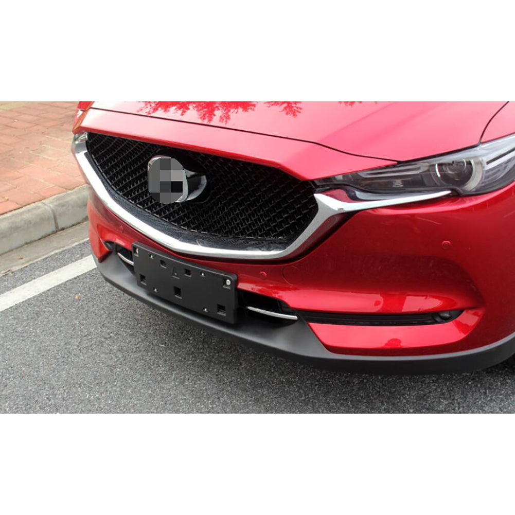 Fit For Mazda 2017 2018 2019 2020 2021 CX-5 CX5 Chrome Front Lower Grill Grille Cover Trims