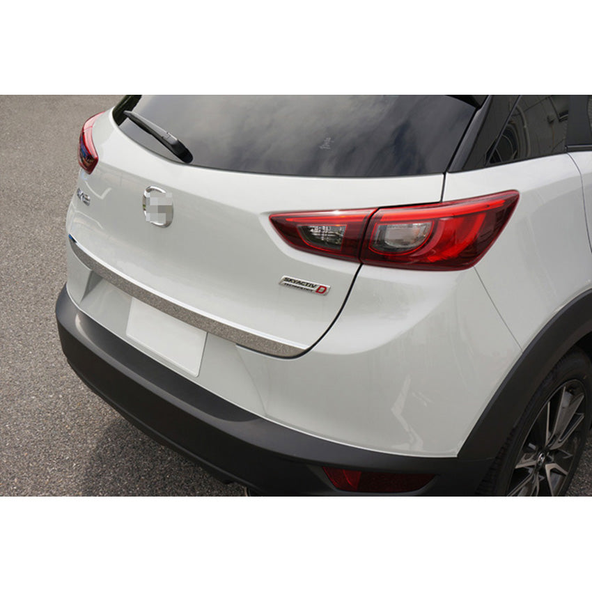 Fit For Mazda CX-3 2021 2020 2019 2018 2017 2016 Chrome Tailgate Back Door Trunk Lid Moulding Cover Trim