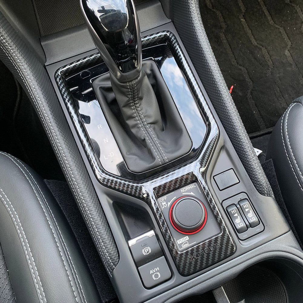 Fit for Subaru 2019 2020 2021 2022 Forester Gear Shift Knob Console Panel Cover Trim