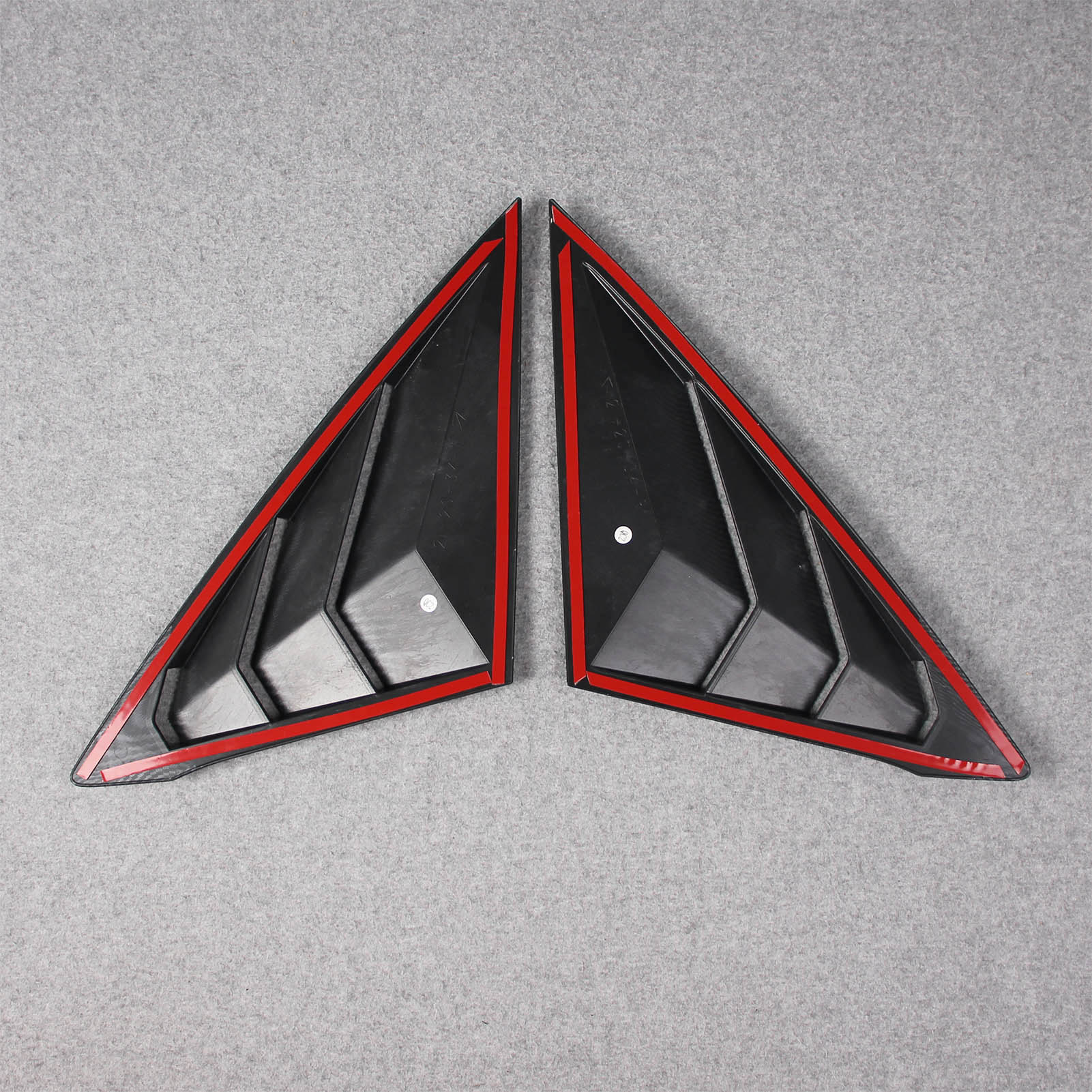 For Honda New Civic 2022 Rear Triangle Blind Window Dachspoiler Cover Trim