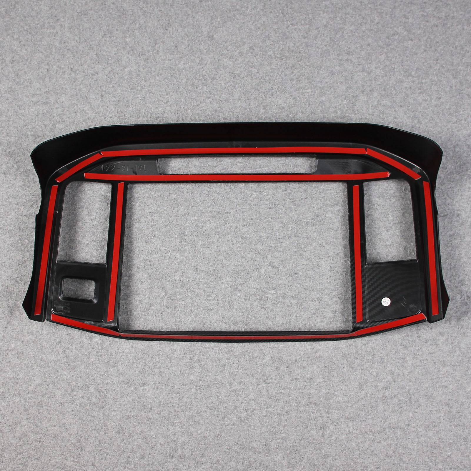 Fit for Ford F-150 2021 2022 2023 F150 Front Dashboard Panel Cover Trims Carbon Fiber Pattern (Navigation Panel Cover)