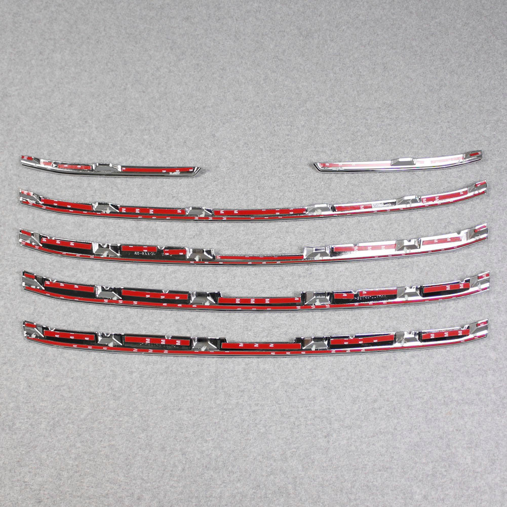 Fit for Subaru Forester 2019 2020 2021 Front Grill Grille Cover Trim Chrome