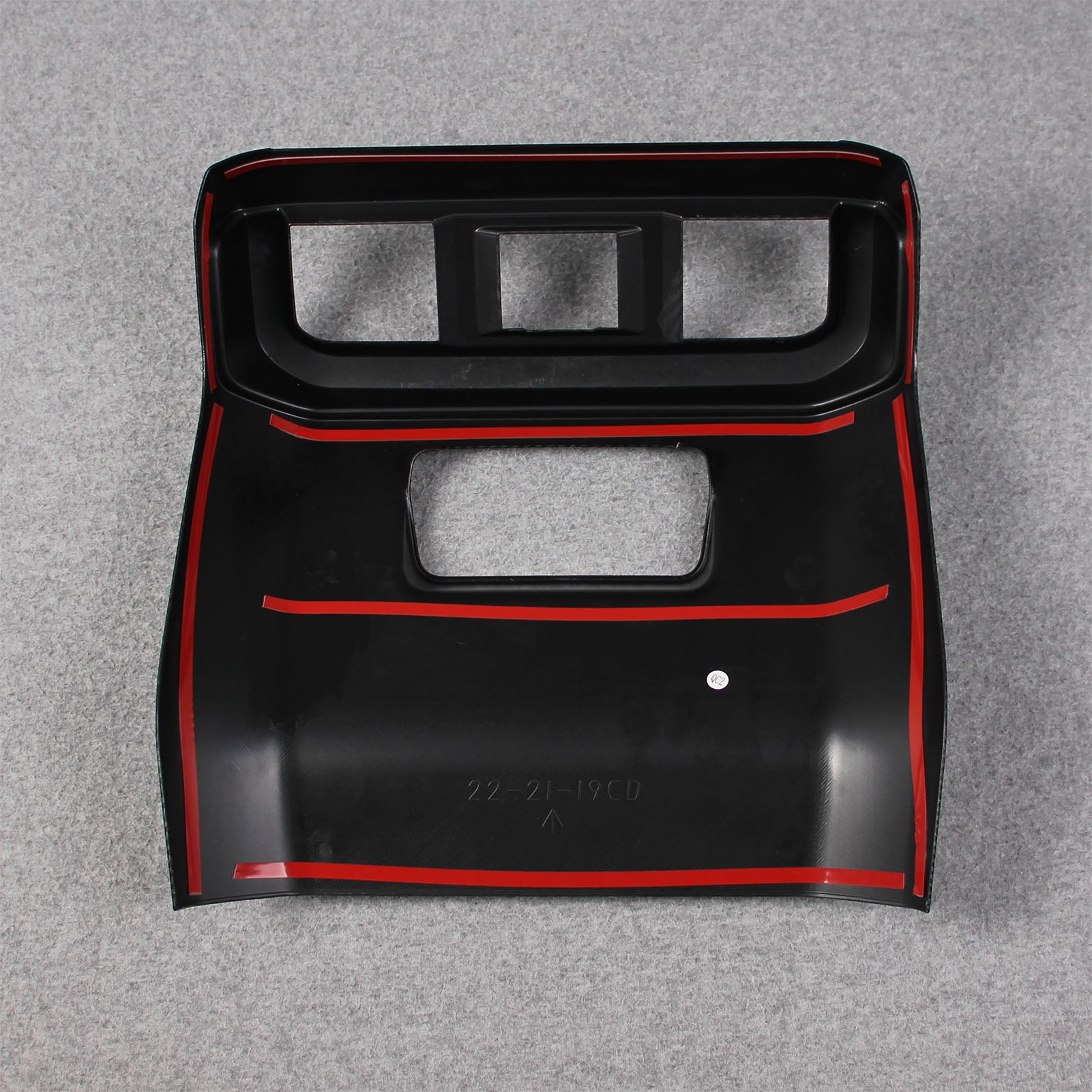 Fit for Ford F-150 2021 2022 2023 F150 Interior Rear Seat Air Condition Vent Outlet Cover Trim Carbon Fiber Pattern