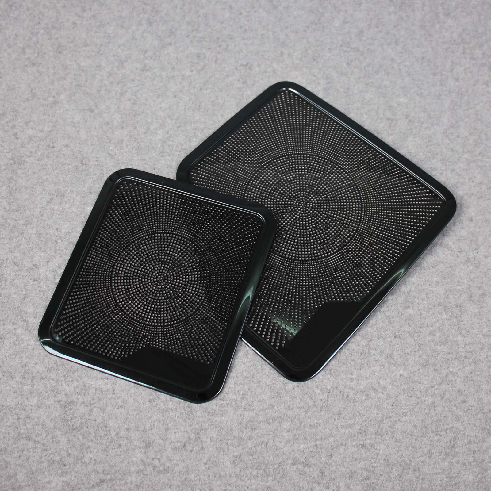 For Ford F-150 2015 2016 2017 2018 2019 2020 Interior 4 Door Sound Speaker Cover Trims Stainless Steel