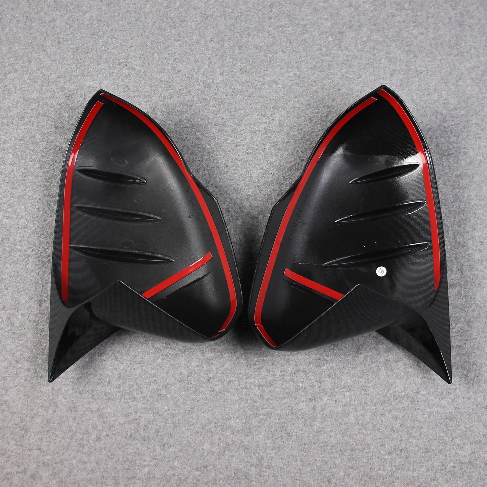 Honda CRV CR-V 2023 Rear View Mirror Guard Cover Trims Carbon Fiber Pattern