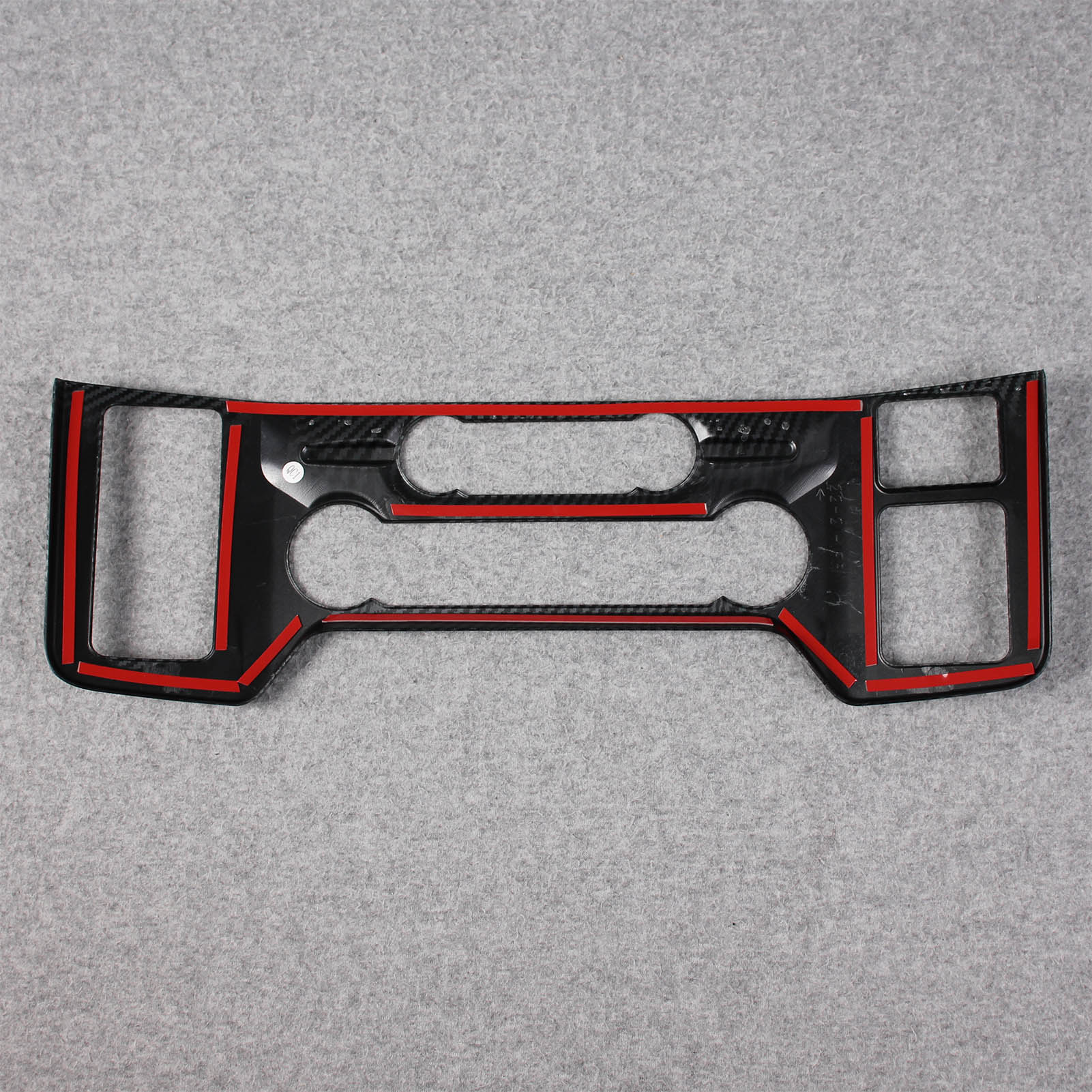 Fit for Ford F-150 2021 2022 2023 F150 Front Dashboard Panel Cover Trims Carbon Fiber Pattern (Air Conditioner Switch Panel Cover)