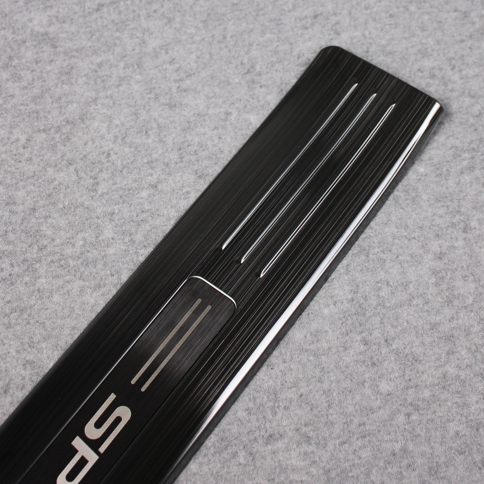 Fit for Toyota New Highlander 2020 2021 2022 Outside Door Sill Scuff Plate Guard Cover Trim Sport Style Stainless Steel