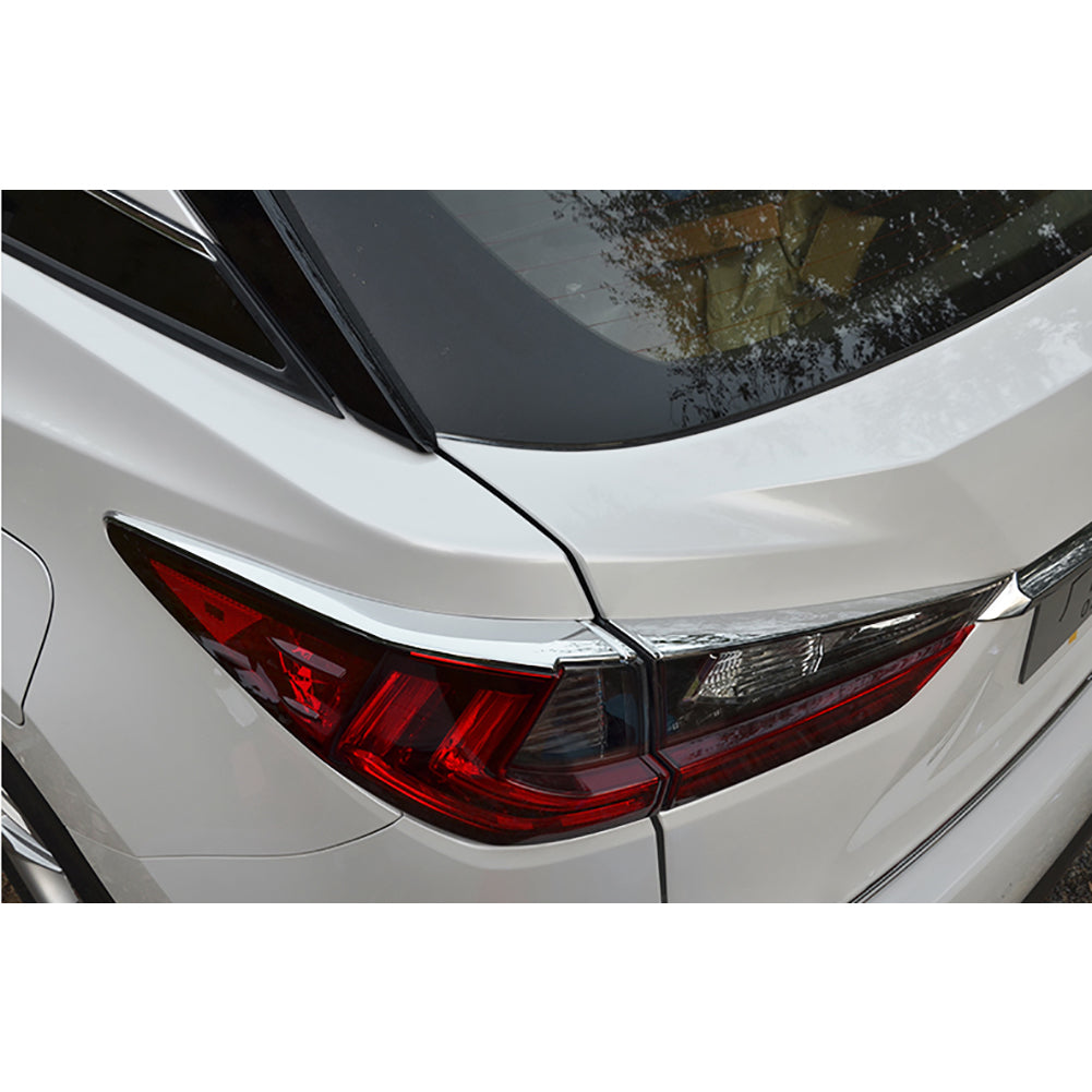 Fit for Lexus New RX350 RX450h 2016 2017 2018 2019 2020 2021 2022 ABS Chrome Tail Light Lamp Cover Trims