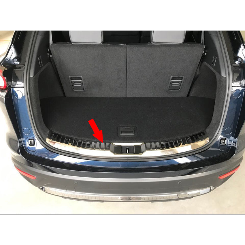 Fit for Mazda CX-9 CX9 2017 2018 2019 2020 2021 2022 Rear Interior Bumper Sill Plate Guard Cover Trim Stainless Steel