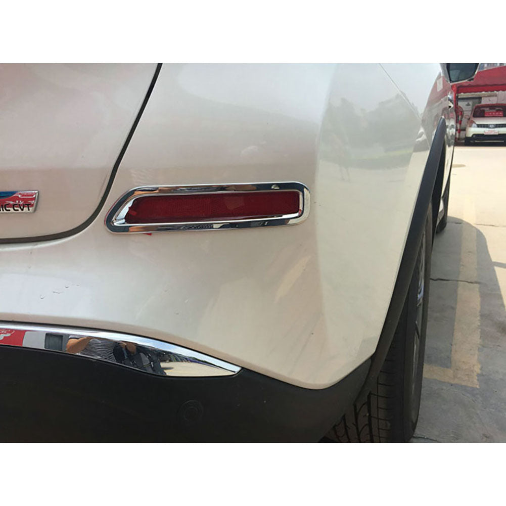 Fit for Nissan Murano 2015 2016 2017 2018 2019 Chrome Rear Fog Light Lamp Cover Trim ABS