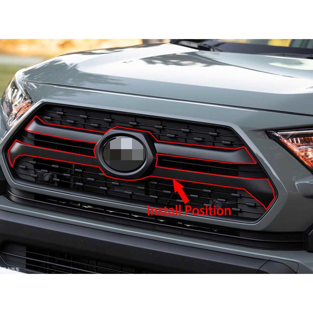 Fit for Toyota New RAV4 2019 2020 2021 2022 Adventure Model Front Grill Grille Cover Trim - beautost