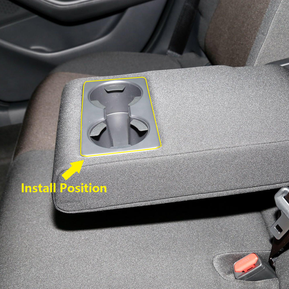 Fit for 2019 2020 2021 2022 Mazda 3 Axela Rear Seat Cup Holder Cover Trim