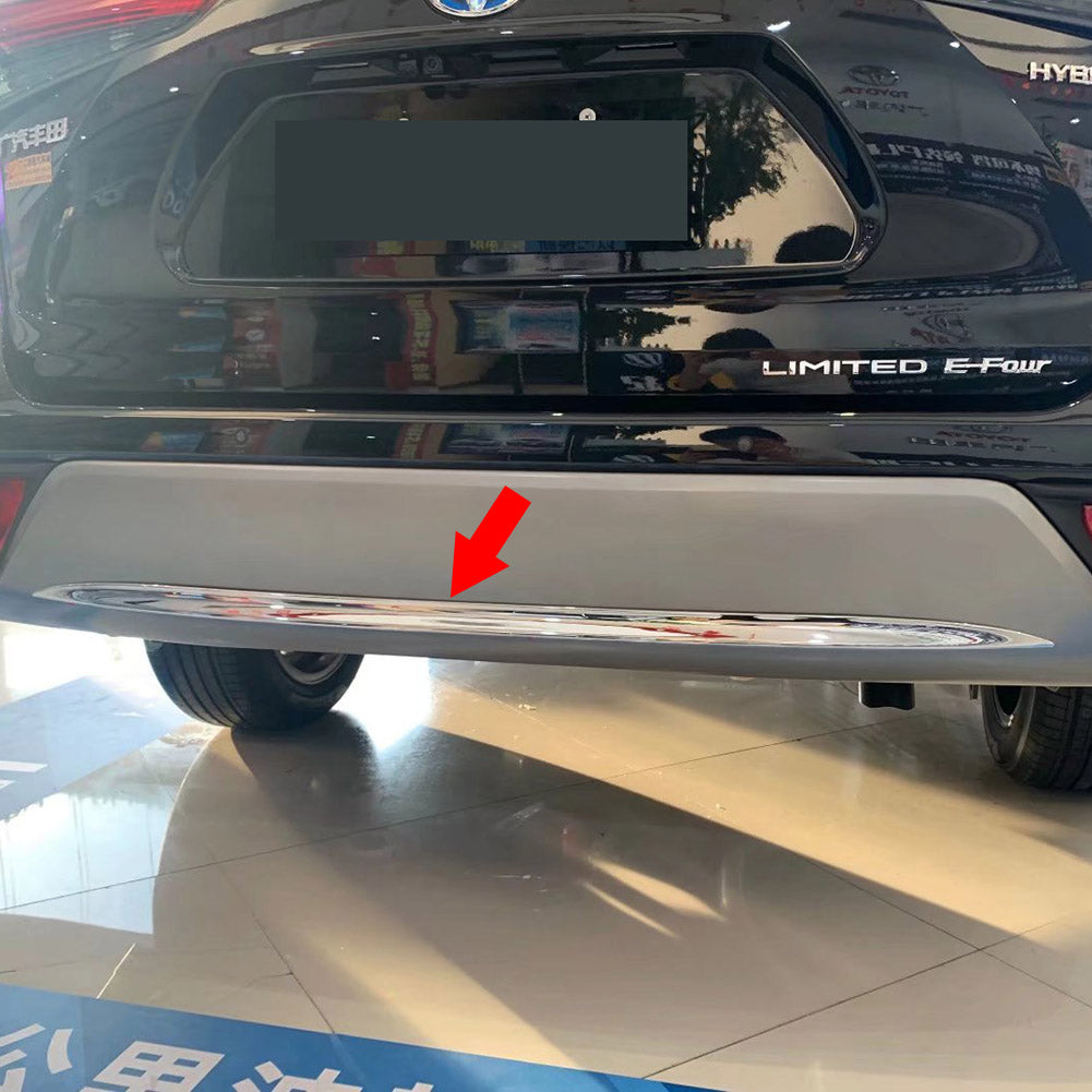 Fit For Toyota New Highlander 2020 2021 2022 2023 Front Bumper Protector Guard Cover Trim Chrome