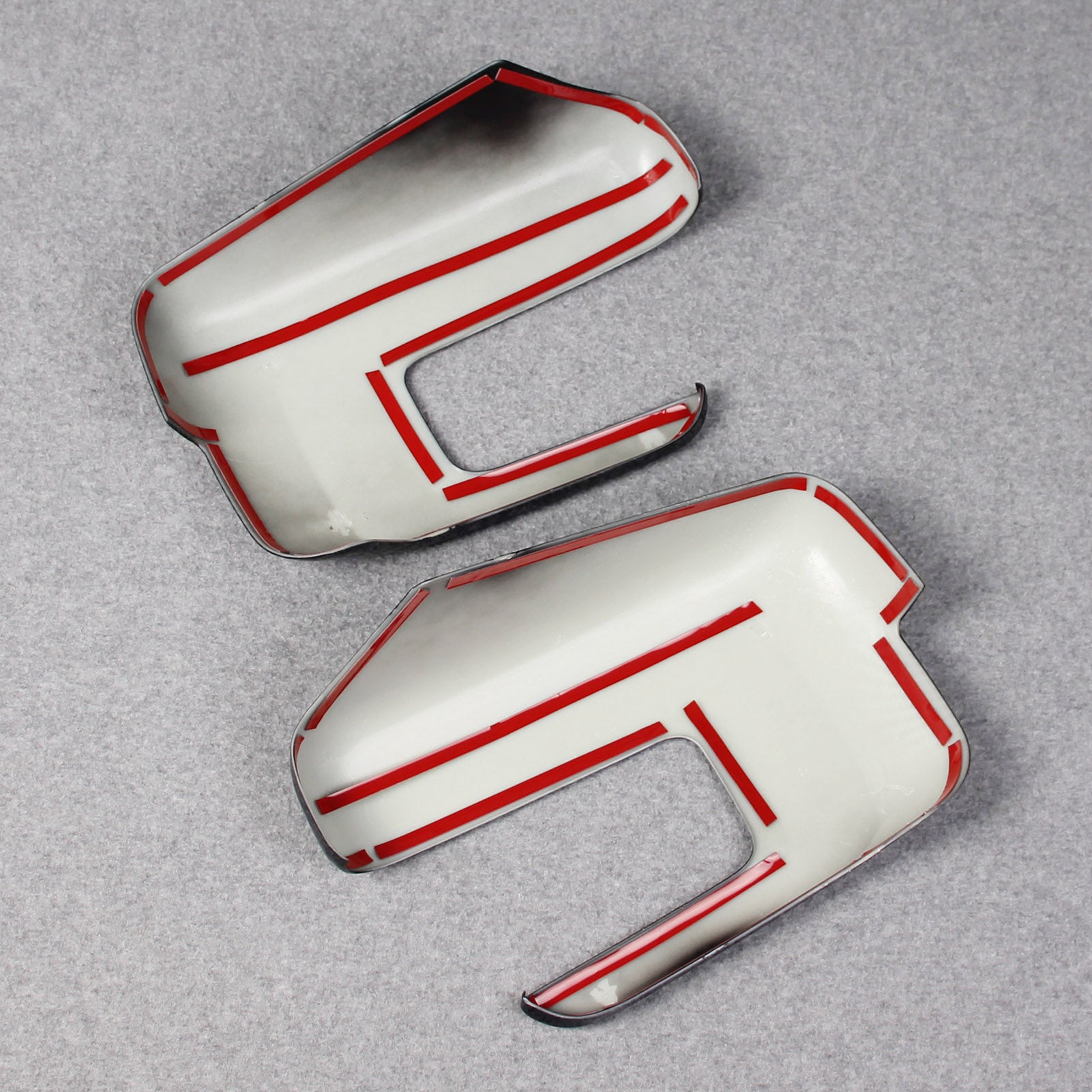 Fit for Ford New F-150 2021 F150 Rear View Mirror Side Molding Guard Cover Trims ABS