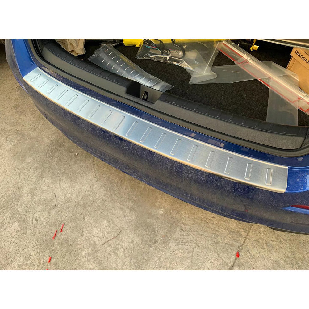 Fit for Honda New Civic 2022 Sedan Rear Bumper Guard Plate Cover Trim Stainless Steel