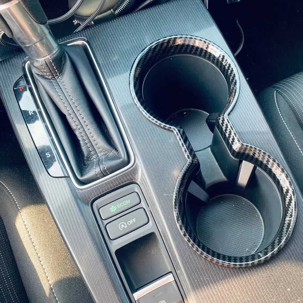 Fit for Honda New Civic 2022 Sedan Front Center Console Dashboard Panel Cup Holder Cover Trim