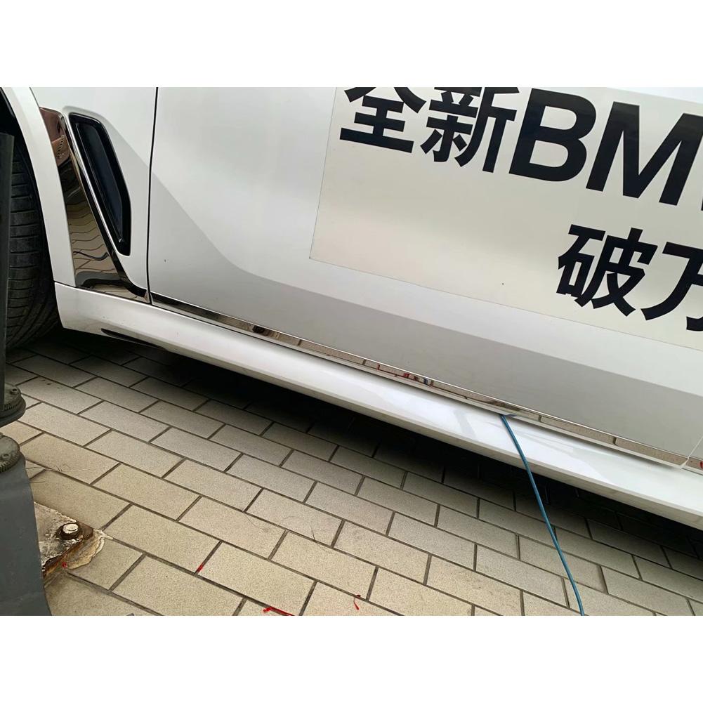 Fit for BMW 2019 2020 2021 New X5 G05 Chrome Body Side Door Molding Trim Cover Stainless Steel