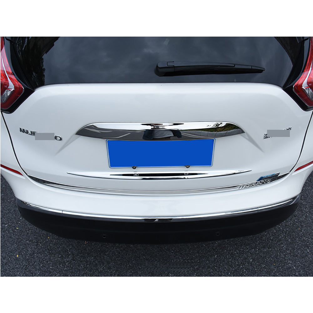 Fit for Nissan Murano 2015 2016 2017 2018 2019 Chrome Rear Trunk Lid Cover Molding Trim ABS