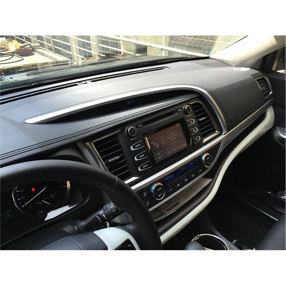 Fit for Toyota Highlander 2015 2016 2017 2018 2019 Center Console Dashboard Moulding Trim