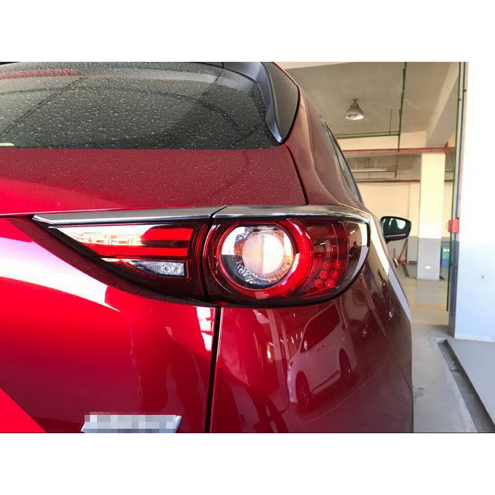 Fit for Mazda 2017 2018 2019 2020 2021 CX-5 CX5 Chrome Tail Light Lamp Cover Trims