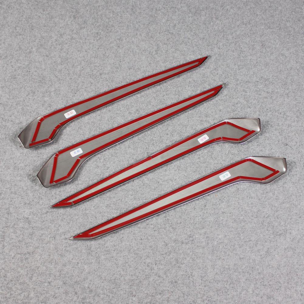 Fit for Toyota New RAV4 2019 2020 2021 2022 Interior Door Panel Armrest Cover Trims (Silver) - beautost