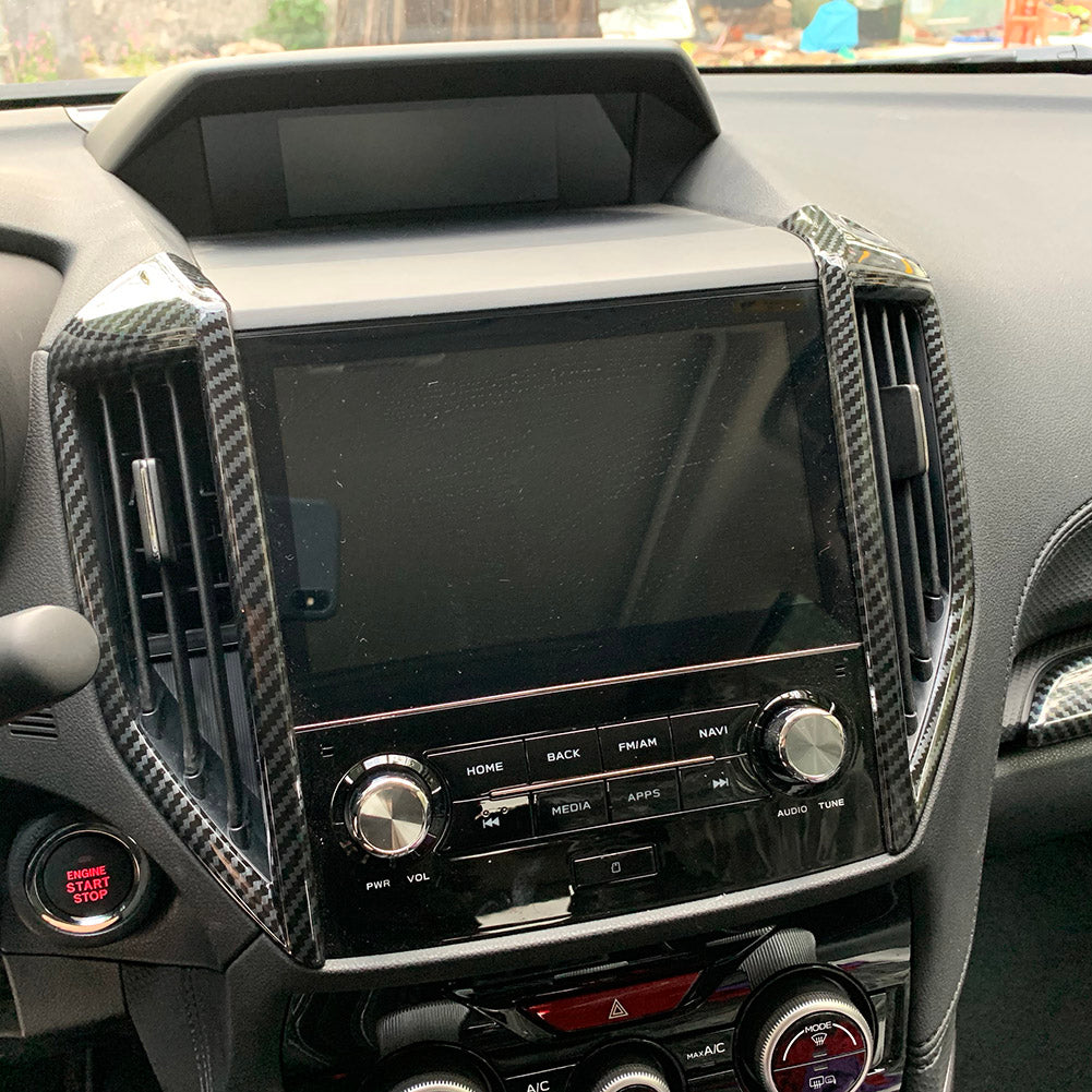 Fit for Subaru 2019 2020 2021 2022 Forester Interior Front Center Control Air Condition Vent Cover Trim